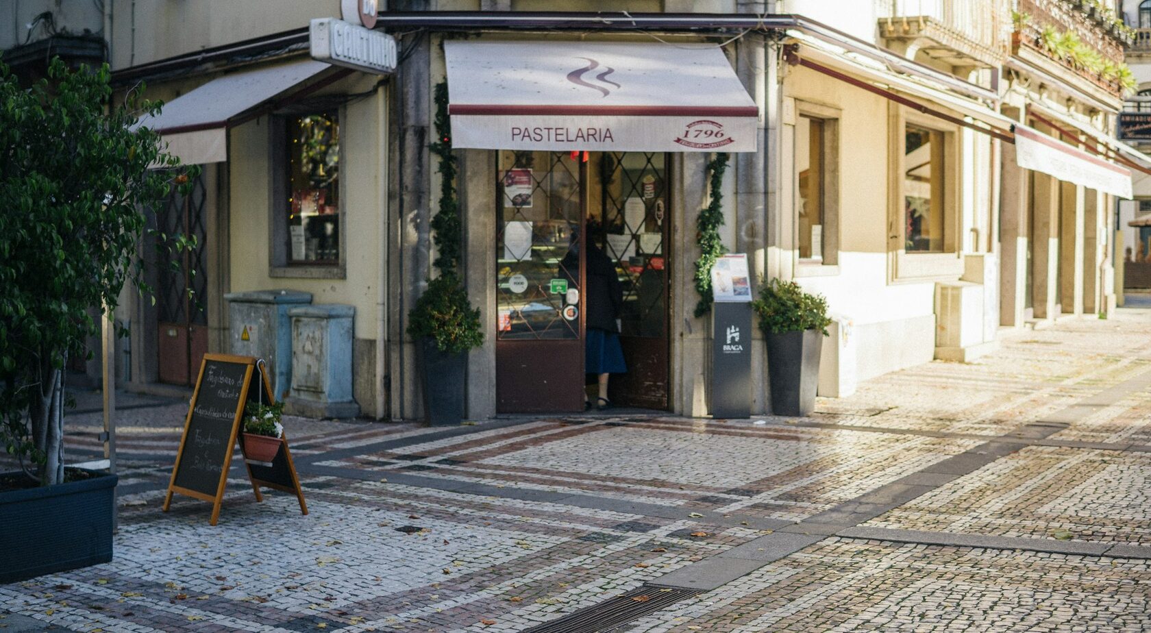 Montra da Florista Leon em Aveiro